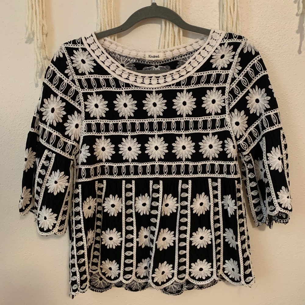 Embroidered blouse from Anthropology